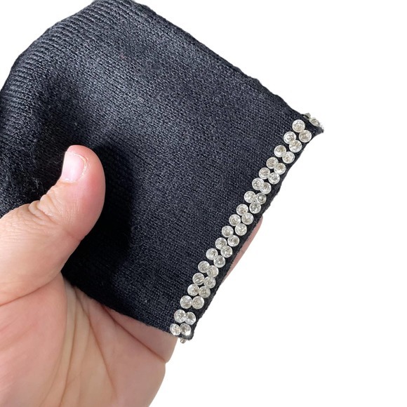 Vintage Regency Collection for Joyce Crew Sweater with Sequin Bow Design Sz M - Picture 3 of 4